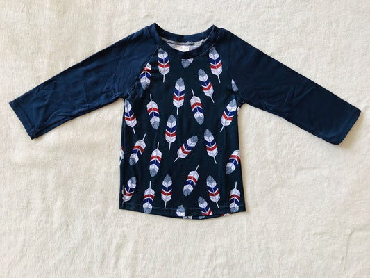 10.14 RTS NO MOQ （In stock）G3-12-6... Baby Boys Long Sleeve Top Purple, brown, gray, and navy blue long-sleeved top