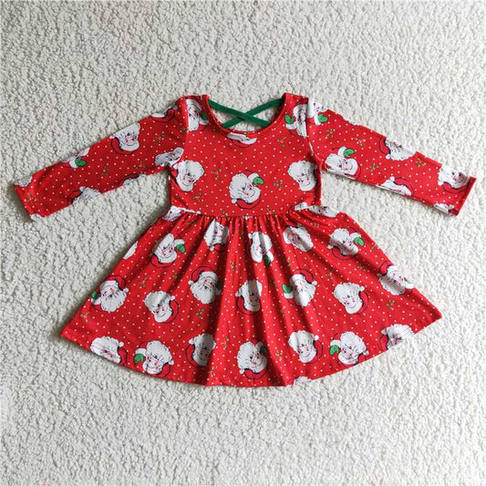 6 C10-18  Christmas santa dresses