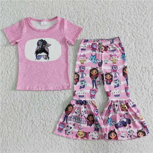 A12-11   Pink Cartoon Bell Sets