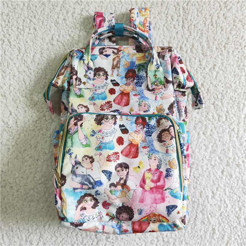 BA0003  Cute print magic bag backpack