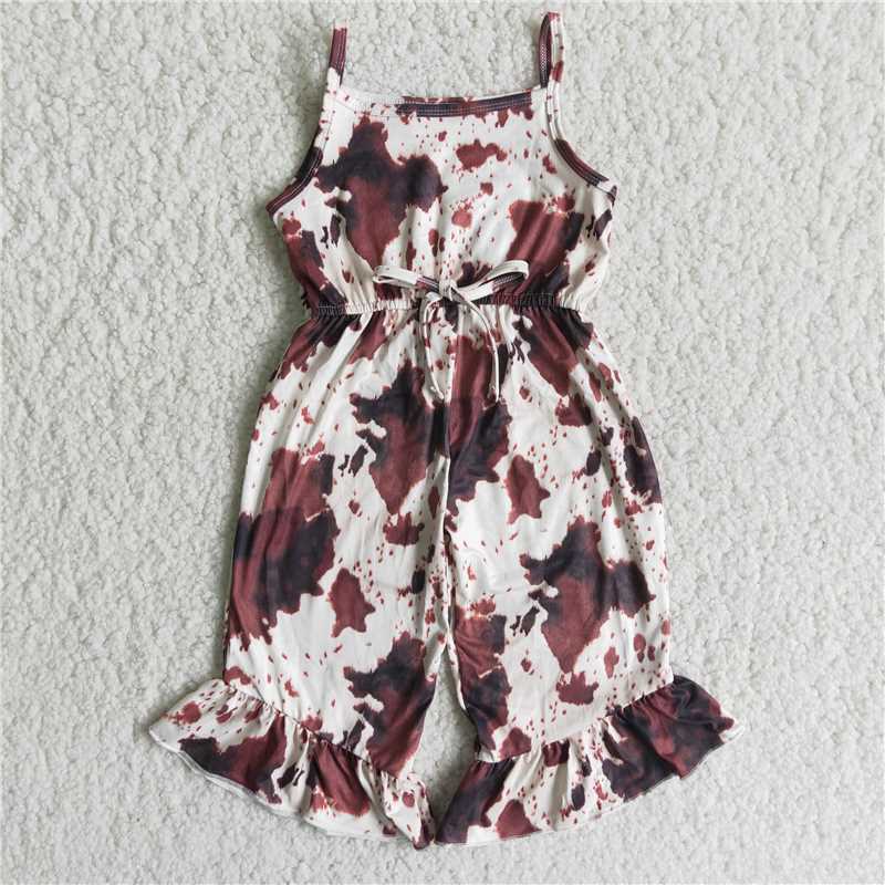 C11-2  Sling cow pattern soft romper