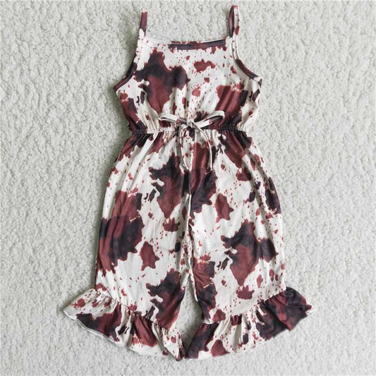 C11-2  Sling cow pattern soft romper