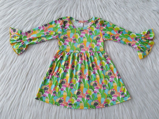 9.22 RTS NO MOQ（In stock）G1-3-9...[ Baby Girls Winter Dress Leaf lace long-sleeved dress