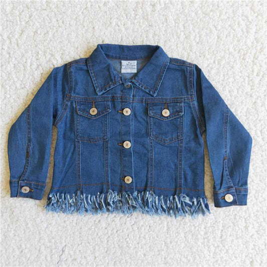 6 B1-39  Denim ruffle jacket