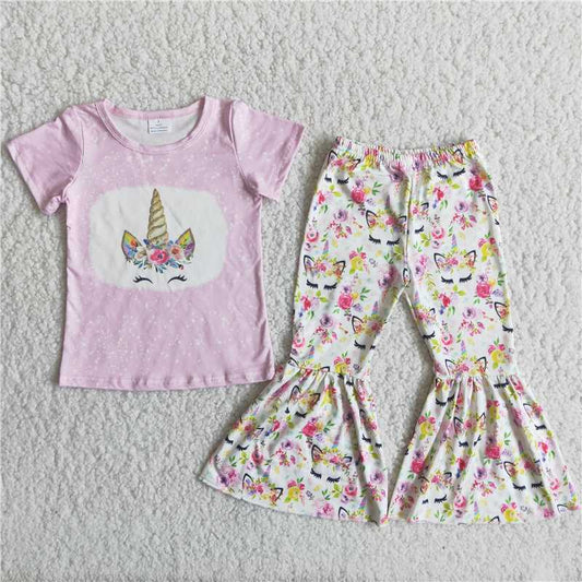 C0-9  Pink unicorn set