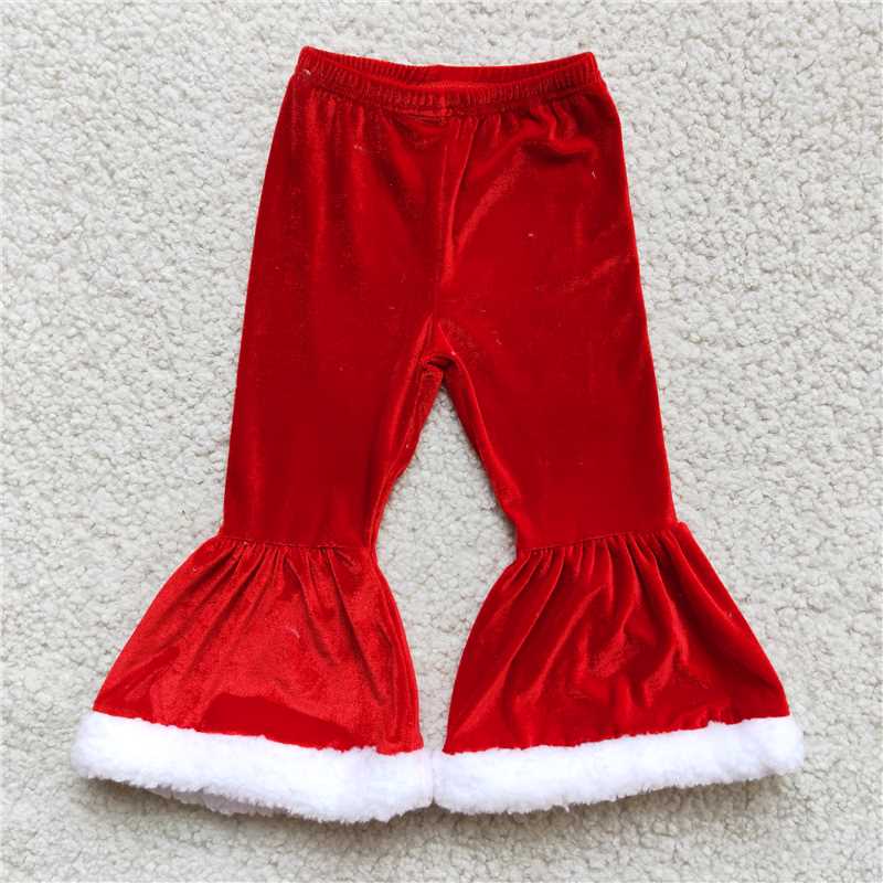 A4-10  Velvet Christmas pants