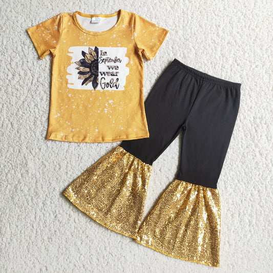 E4-29  September sunflower golden sets