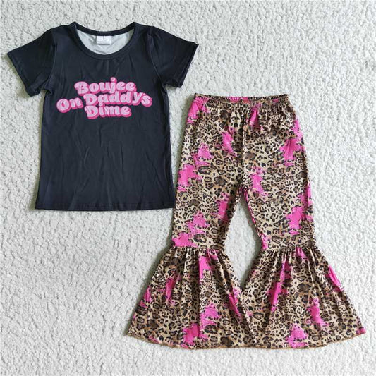 E4-16  Baby girls spooky Halloween outfits sets