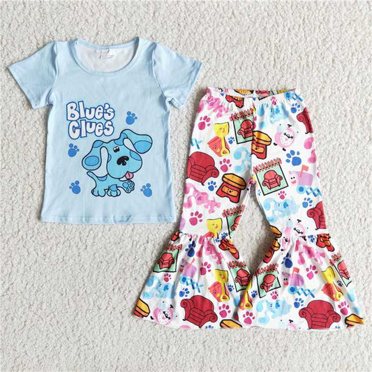 E8-5  Cute blue dog bell sets