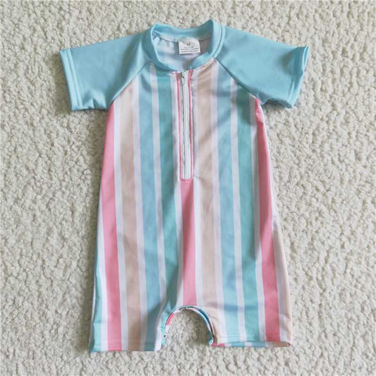EC0007 Baby boys striped swimsuits