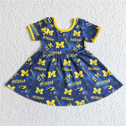 GSD0121 MICHIGAN short-sleeved dress