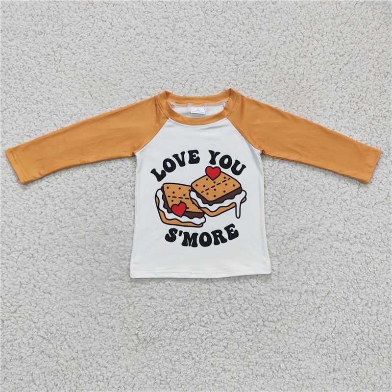 BT0123 Baby Boys Cookie Long Sleeve shirts tops