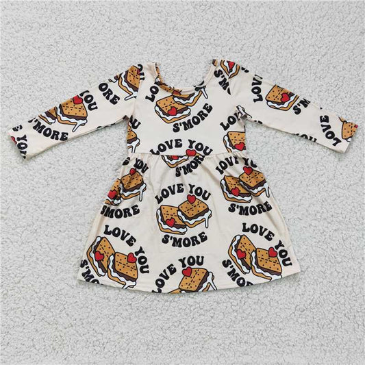 GLD0168  Baby Girls Cookie Knee Length Dresses