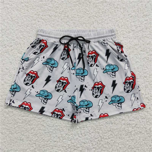 SS0054  Adult Women Summer Blue Western Shorts