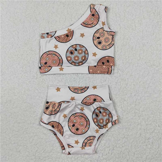 GBO0119  Baby Girls Smile Bummie Clothes Sets