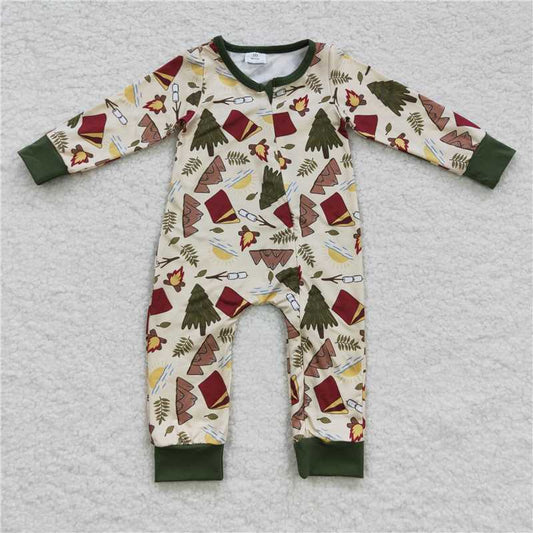 RTS LR0398 Camping adventure torch tree tent zipper long sleeve jumpsuit