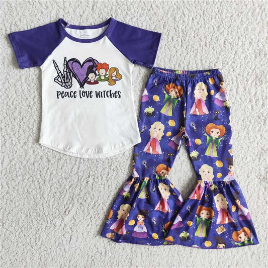 A3-11 Purple short-sleeved trousers suit