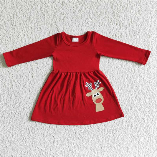 6 A30-26-1  Christmas deer dresses