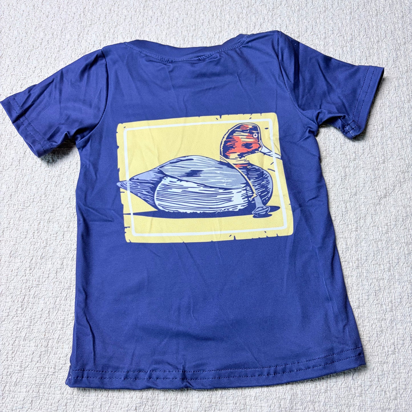 0527 RTS Sibling Baby Boys Short Sleeves Dog Deer Ducks Western Hunting Tee Shirts Tops