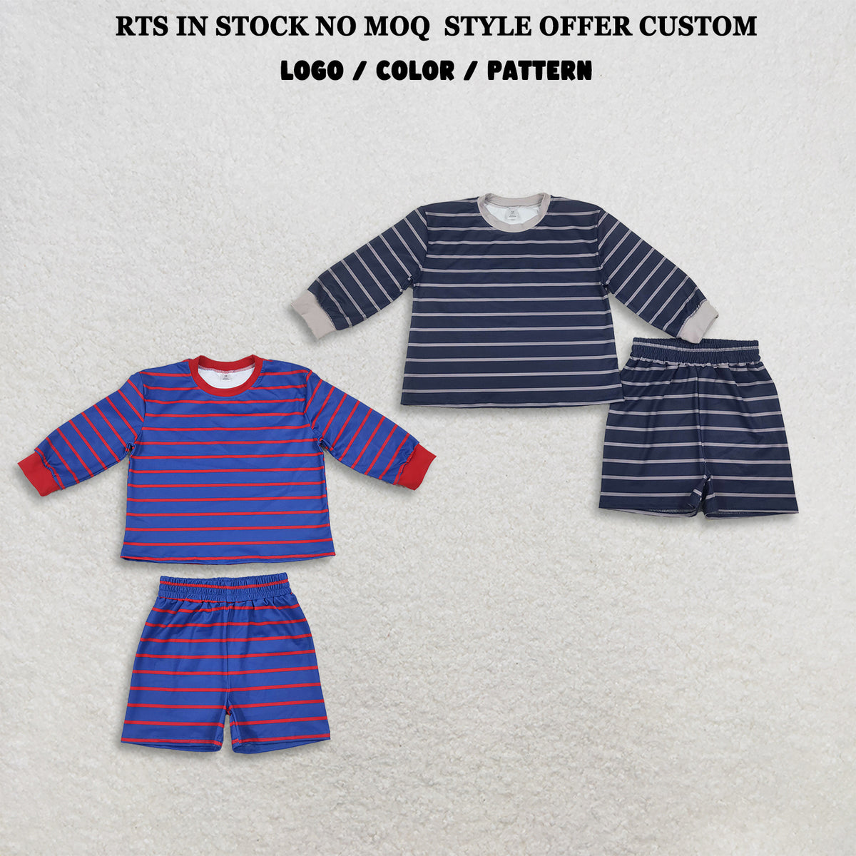 RTS NO MOQ Sibling milk silk Baby Girls Long Sleeve Top Pockets Short Team Clothes Set（副本）