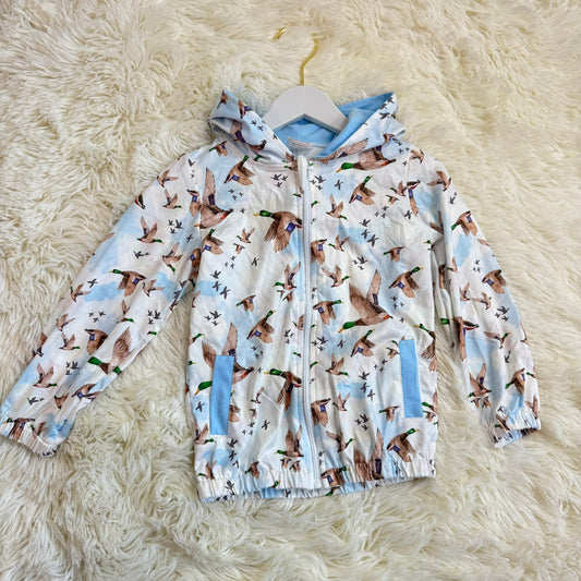 11.28 RST GT0875 Baby Boys Ducks Mallard Hunting Blue Hooded Top Zip Tops