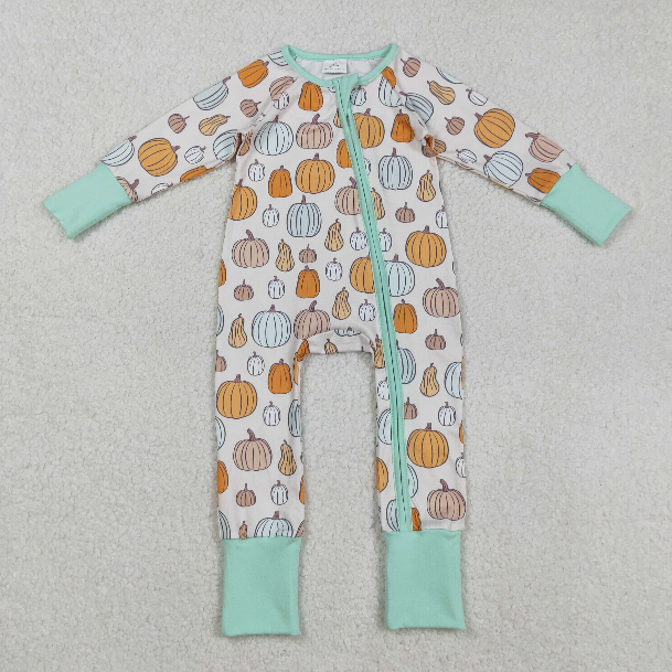 RTS NO MOQ Sibling milk silk Baby Long Sleeve Bow Two Way Zipper Ruffle Cute Rompers