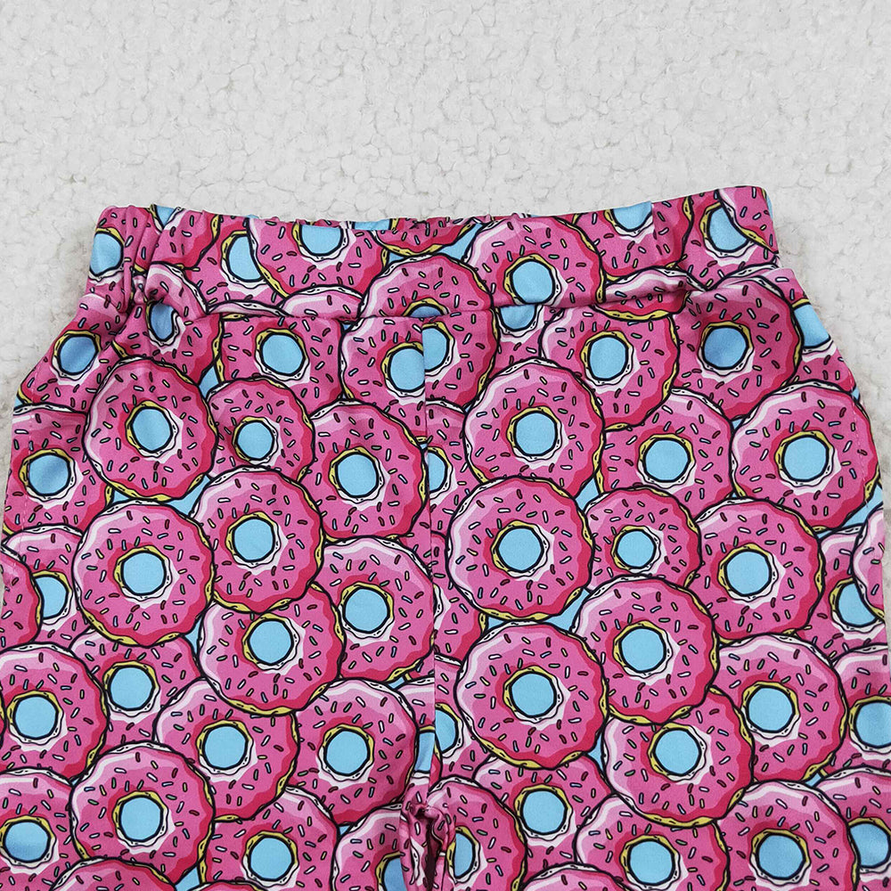 RTS NO MOQ （In stock）SS0632 Baby Girls Summer Shorts Baby Girls Pink Donuts Summer Shorts Bottom