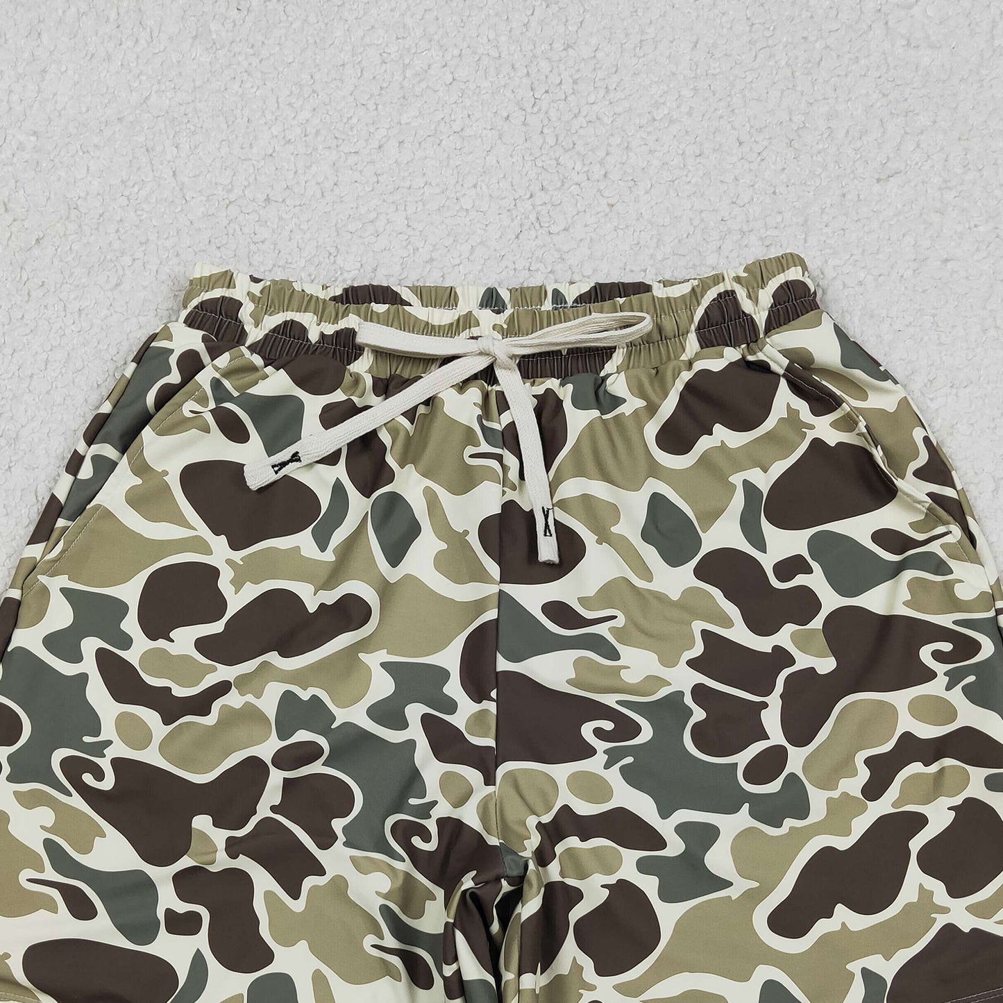 S0474  RTS NO MOQ （In stock ）Camo summer adult men swim trunks