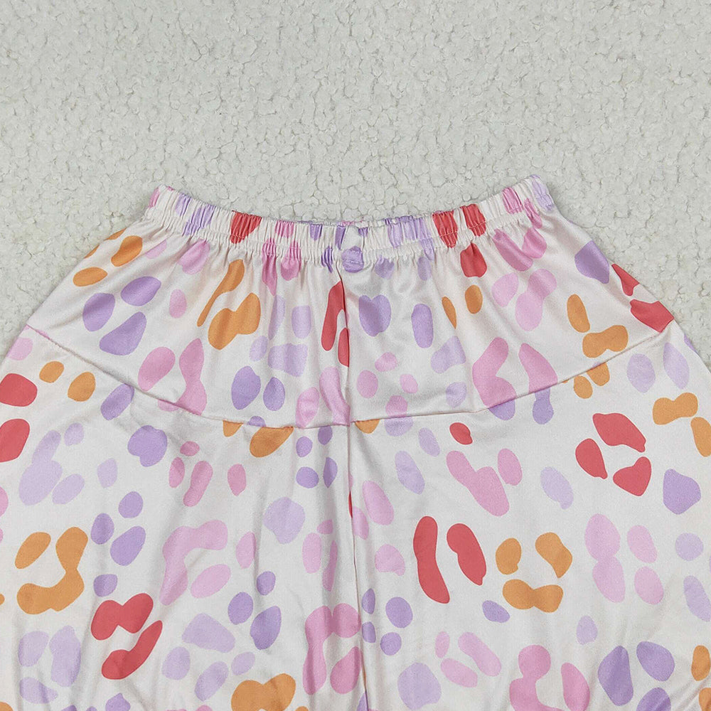 GLK0097 RTS NO MOQ Baby Girls Skirt Baby Girls Colorful Leopard Shorts Skirts