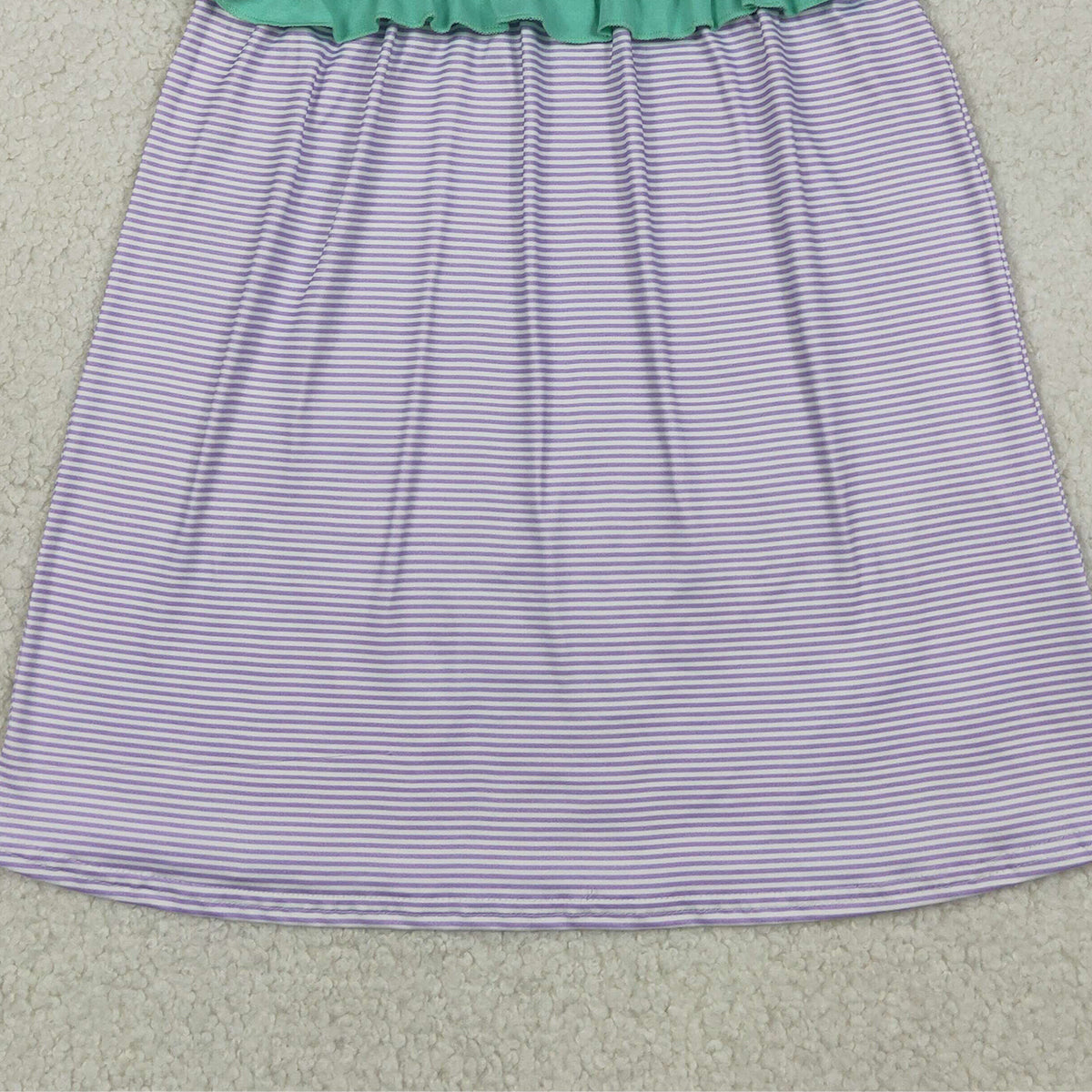 4.13 GSD3560 RTS NO MOQ （In stock）Sleeveless ruffle stripe baby girls summer dresses