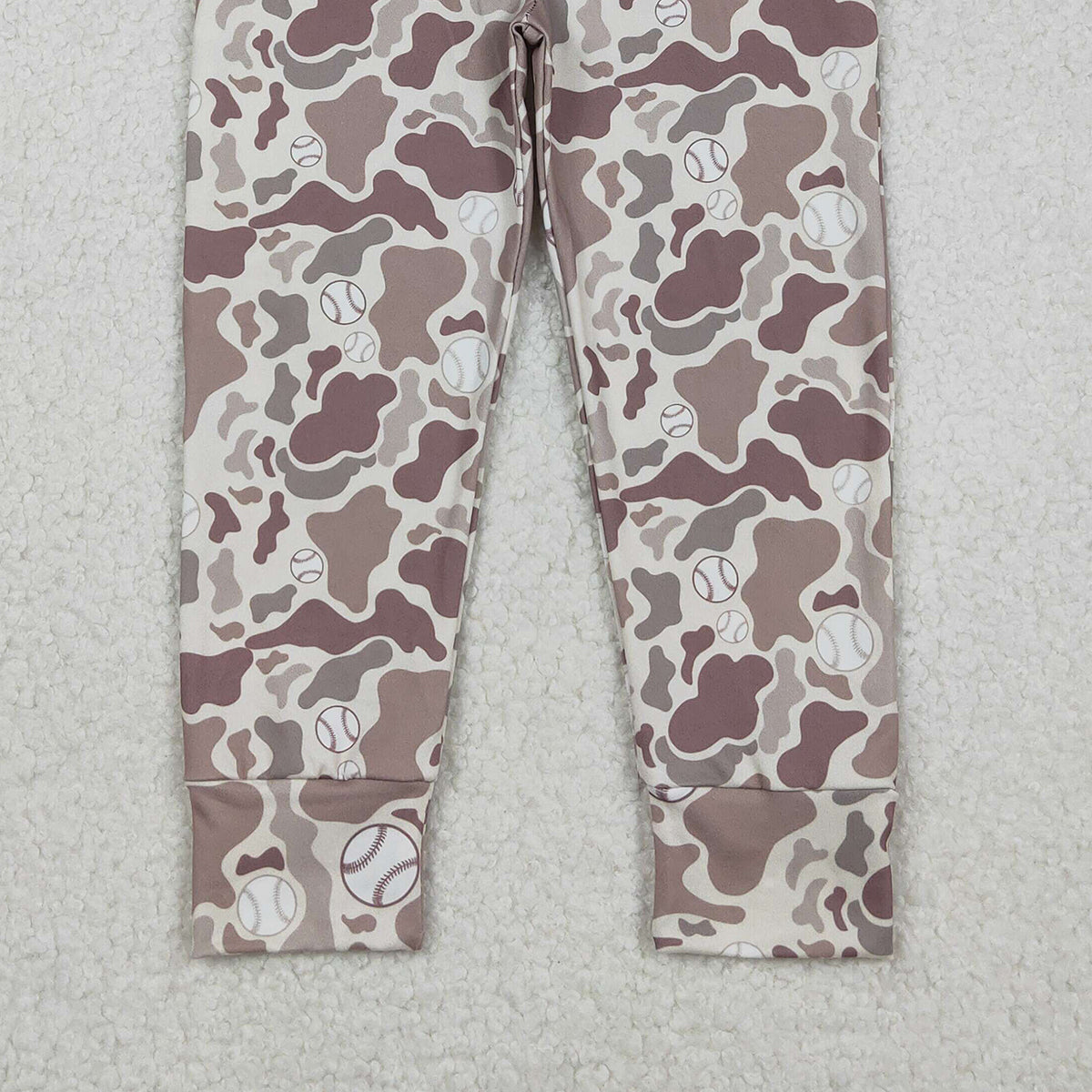 10.27 RTS NO MOQ （In stock）P0875 Baby Boys Pants Baby Boys Khaki Camo Baseballs Team Pockets Leggings Pant Bottom
