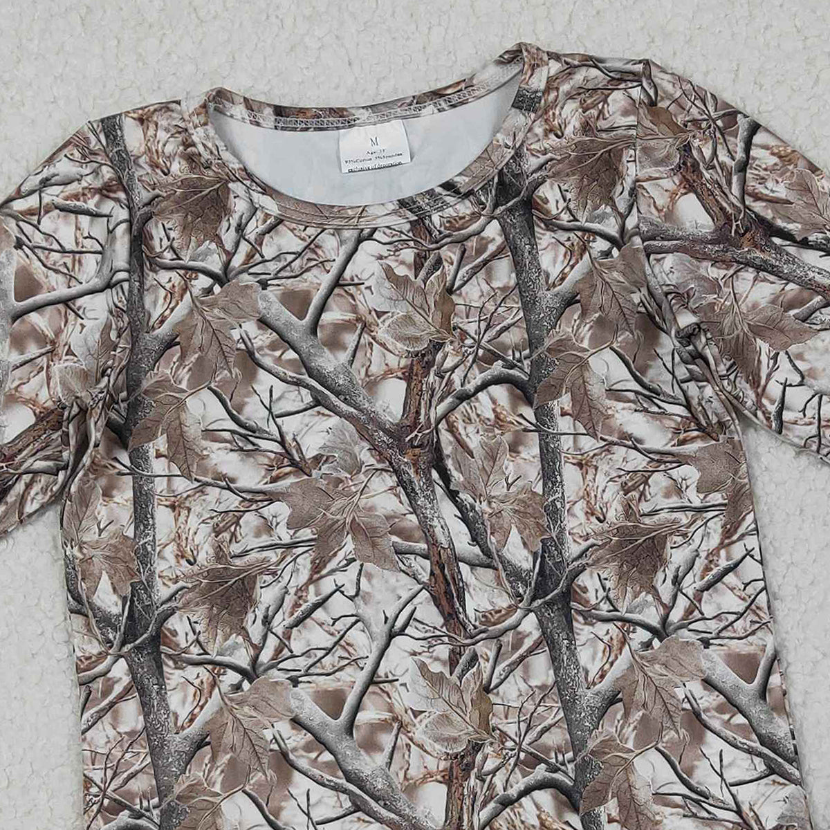 12.15 RTS NO MOQ （In stock）GLS0063 Baby Girls Southern Leaves Long Sleeve Top Shorts Clothes Sets