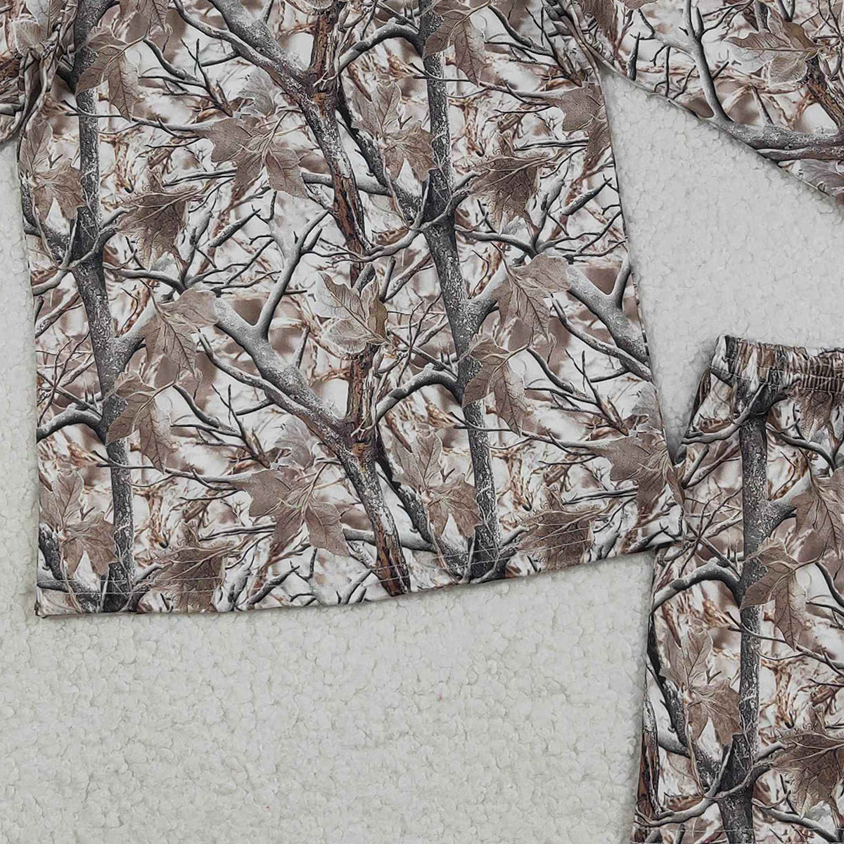 12.15 RTS NO MOQ （In stock）GLS0063 Baby Girls Southern Leaves Long Sleeve Top Shorts Clothes Sets