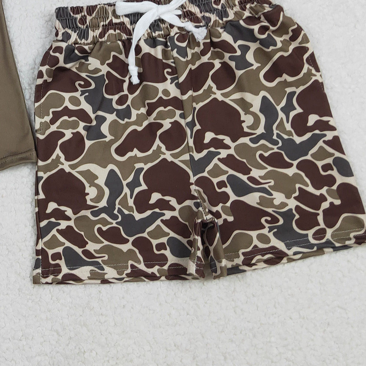 11.19 RTS NO MOQ （In stock）SS0735 Baby Boys Summer Shorts Baby Boys Southern Camo Pockets Shorts Bottom