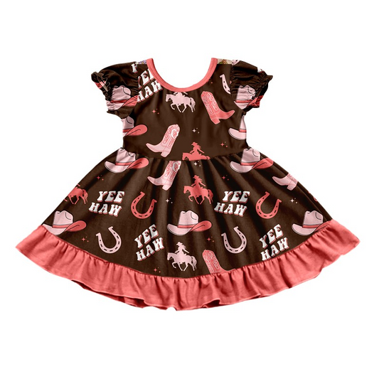 GSD0748  Pre-order baby girl clothes pull sleeves summer dress