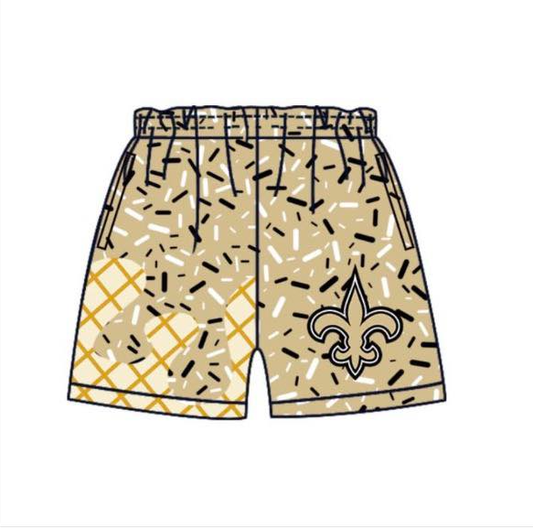 CUSTOM MOQ 5 Sibling Boys Baby Girls Summer Ice Cream Shorts Team