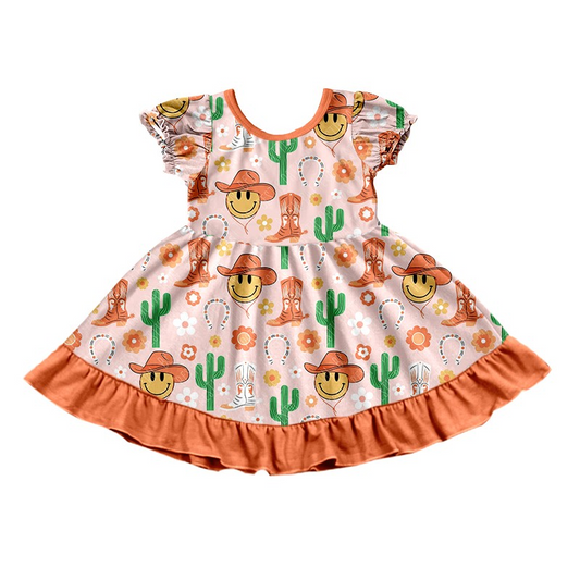 GSD0749  Pre-order baby girl clothes pull sleeves summer dress