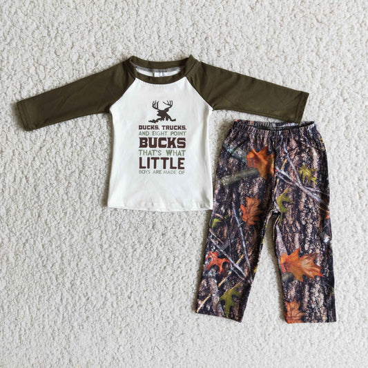 6 A15-15 Boys Camo pants sets