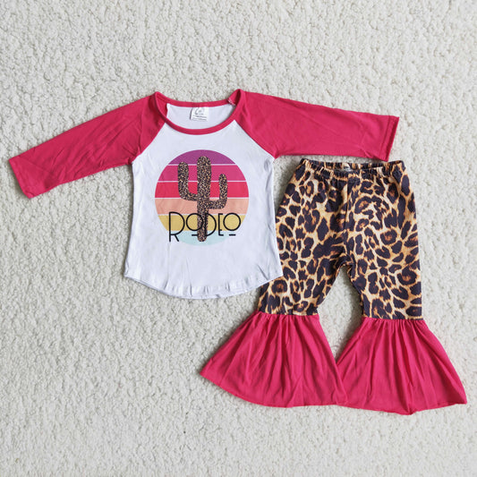 6 A17-15 Kids girls clothes long sleeves top with trousers set-promotion 2024.9.7 $2.99