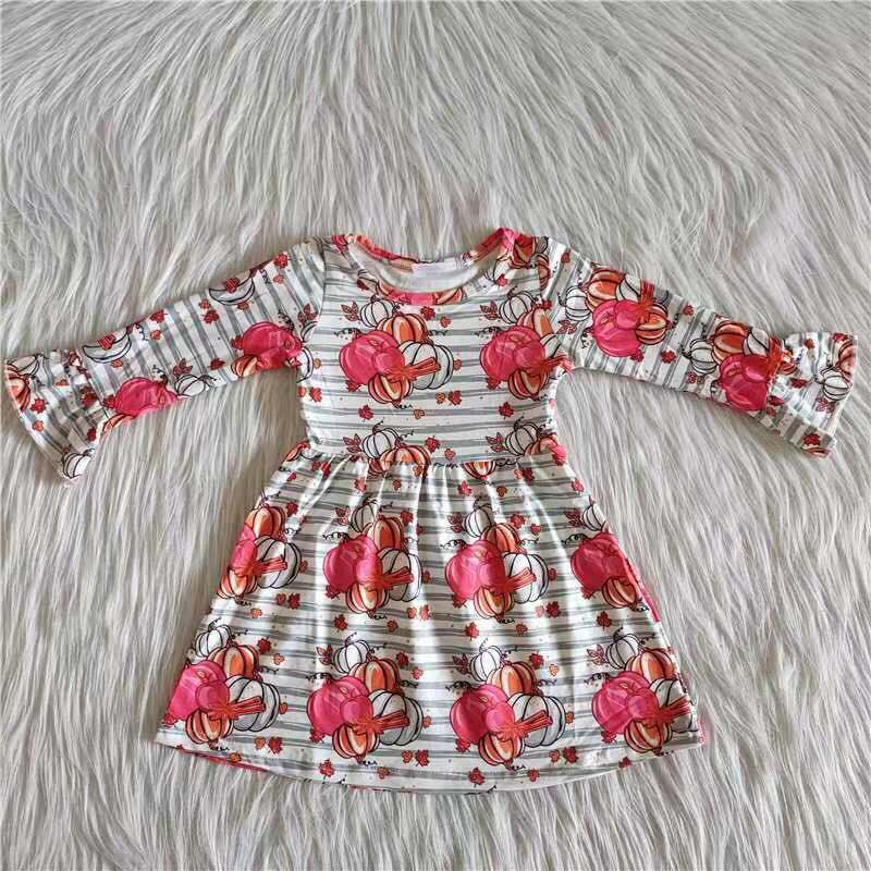 6 A29-16  Kids girls clothes long sleeve top woven  dress -promotion 2024.9.21  $2.99