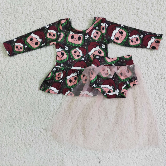 9.17 6 A8-4 Baby Girls Winter Outfits Girls long sleeve tops skorts shorts sets