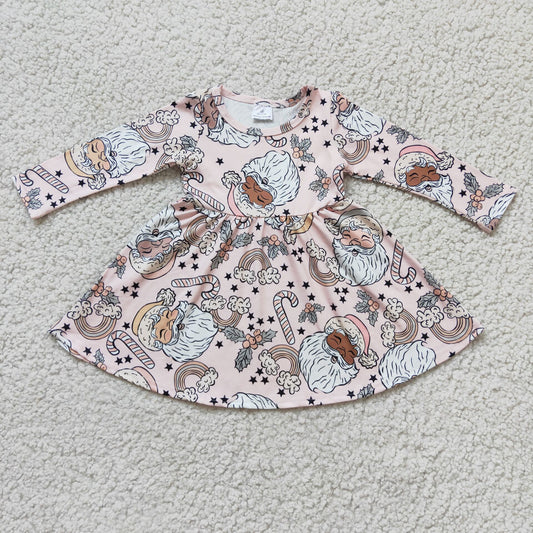11.8 6 A9-3 Baby Girls Winter Dresses Baby Girls Christmas santa big sweep dresses