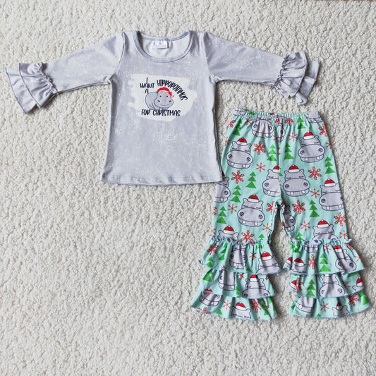 6 C9-39 Hippo Christmas outfits