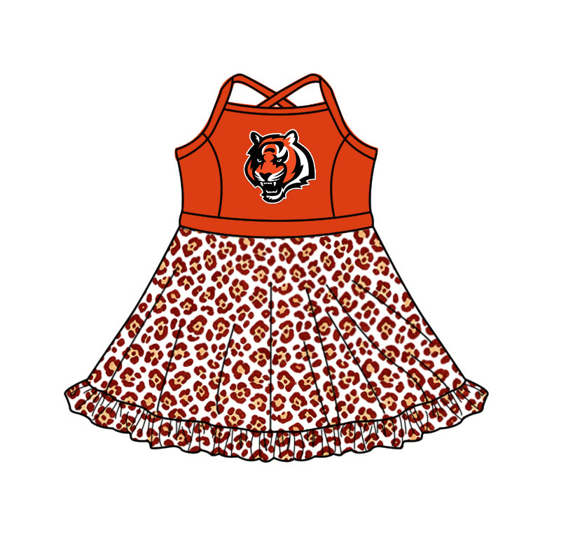 CUSTOM MOQ 5 mix size summer teamsYoga Active Shorts Ruffle Knee Length Dresses