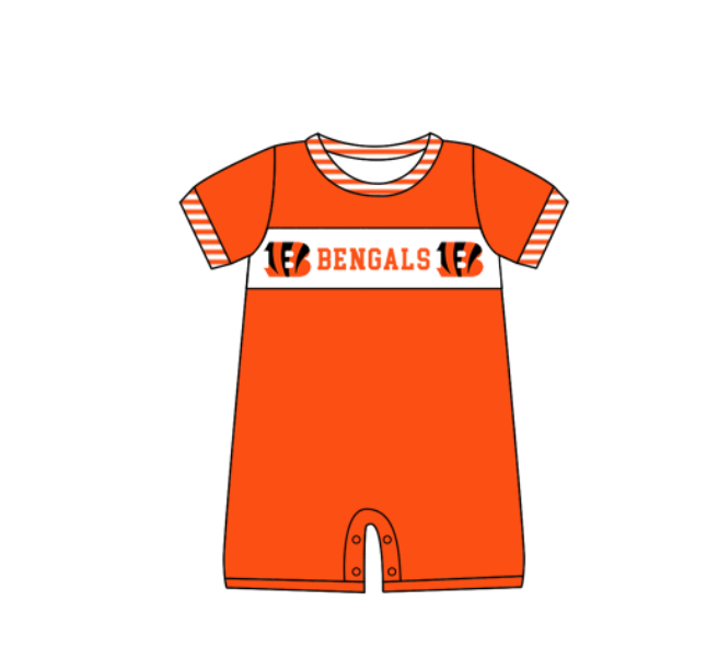 CUSTOM MOQ 5 Sibling Baby Kids Orange Polka Dots Top Shorts Clothes Set Knee Length Dress Rompers