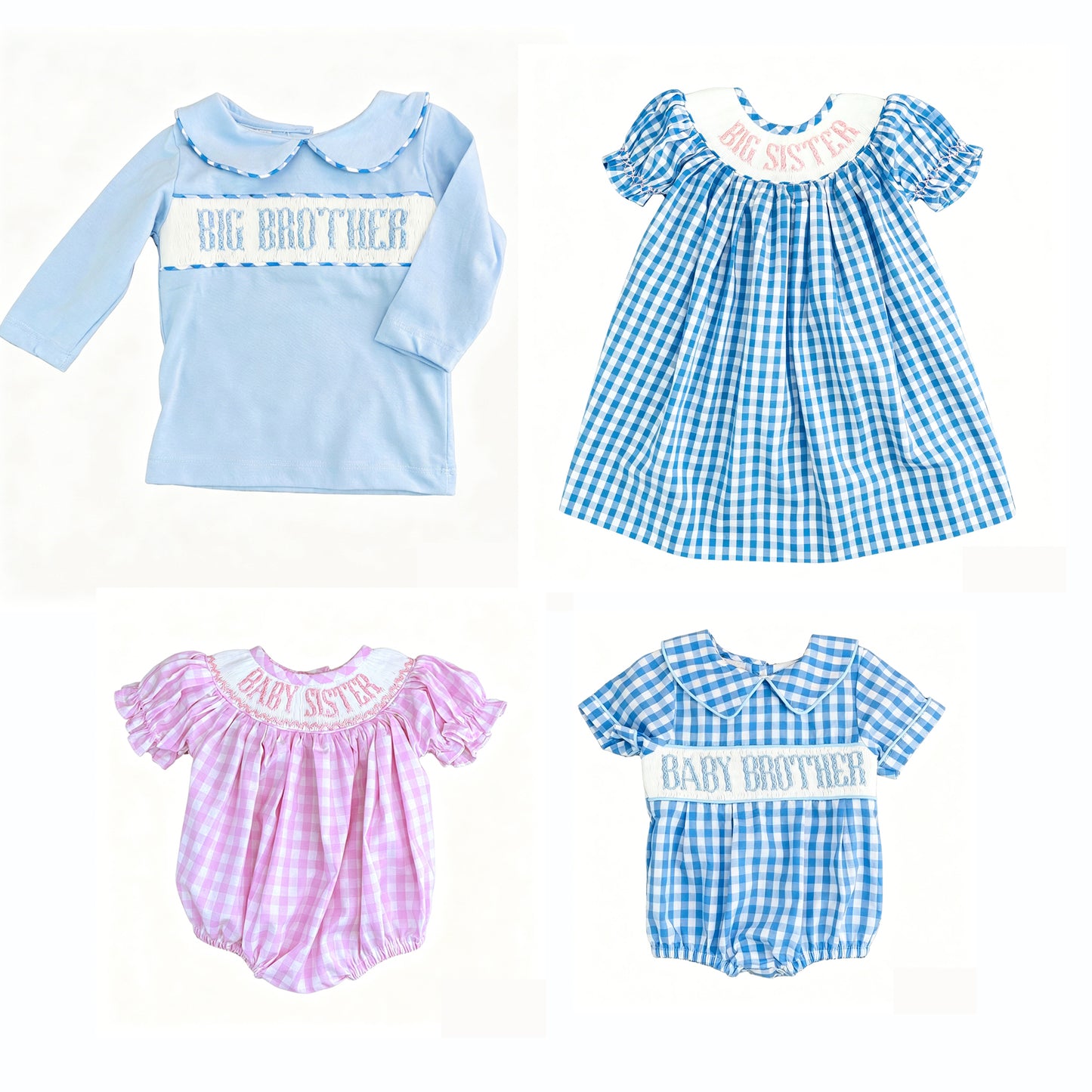 4.23 Pre order No Moq Baby Boys Girls Soft Plaid Short Sleeve Tops Rompers Dresses
