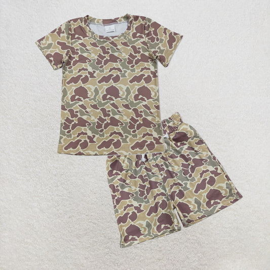 5.13 RTS NO MOQ （In stock）BT1713+SS0696 Short sleeves camo kids boys summer outfits