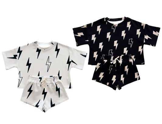 pre order Thunder Kids Boys Black Short Sleeve Summer T-Shirt Cute Boys Fashion Top for Spring Autumn