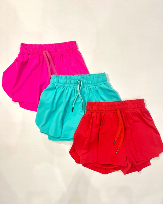 6.24  Pre order Baby Girls Hot Pink Skort Shorts Bottoms for Spring Summer Comfortable Cotton Blend Outfit for Infants And Toddlers