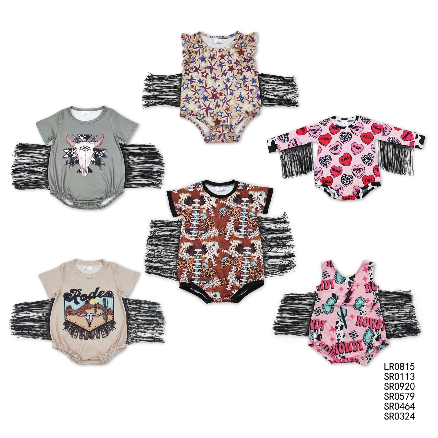 Baby Girls Valentines Hearts Western Yall  Romper Dresses Sibling Designs